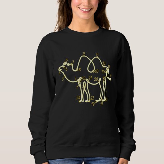 Sweatshirt Connect Numéro Art Bactrian Camel (Devant)