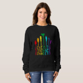 Sweatshirt Connecteur de câble Lgbtq Pride Mois 1 (Devant entier)