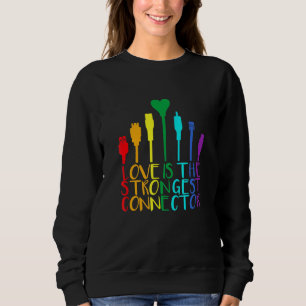 Sweatshirt Connecteur de câble Lgbtq Pride Mois 1