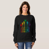 Sweatshirt Connecteur de câble Lgbtq Pride Mois 1 (Devant entier)