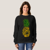 Sweatshirt Connecteurs d'ananas Connecteur de forme d'ananas (Devant entier)