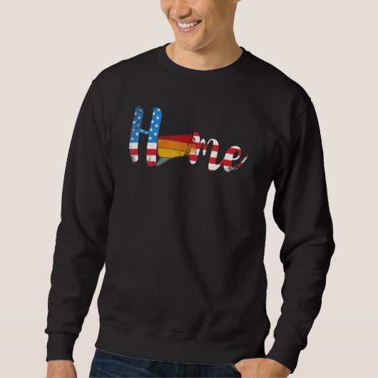Sweatshirt Connecticut Home State Pride Map Usa (Devant)