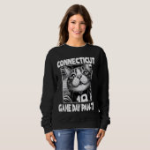 Sweatshirt Connecticut Jour de fête Funny Home State Connec (Devant entier)