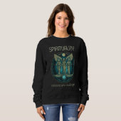 Sweatshirt Conquer New Challenges Spirituality Motivational S (Devant entier)