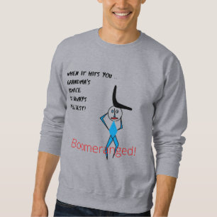 Sweatshirt Conseil de Grandma Grey Basic Boomeranged