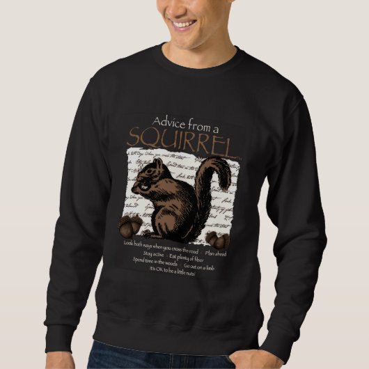 Sweatshirt Conseil D'Un Écureuil (Devant)