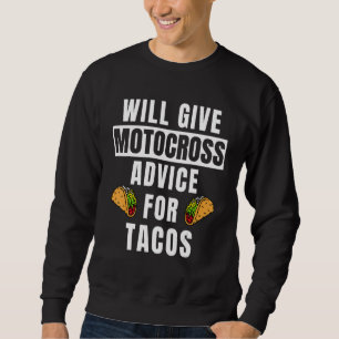Sweatshirt Conseil Motocross Pour Taco Dirt Vélo Mécanicien M