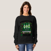 Sweatshirt Conseiller Lucky Squad Drôle Conseiller St patrick (Devant entier)