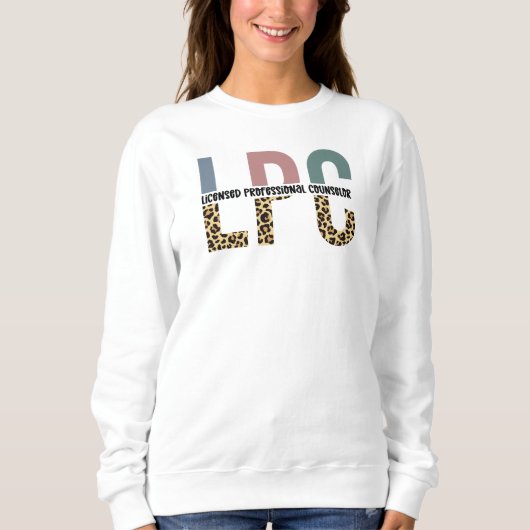 Sweatshirt Conseiller professionnel agréé LPC (Devant)