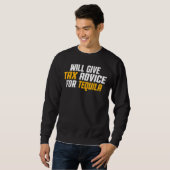 Sweatshirt Conseillère Fiscale L'Apc Donnera Des Conseils Fis (Devant entier)