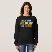Sweatshirt Conseillère Fiscale L'Apc Donnera Des Conseils Fis (Devant entier)