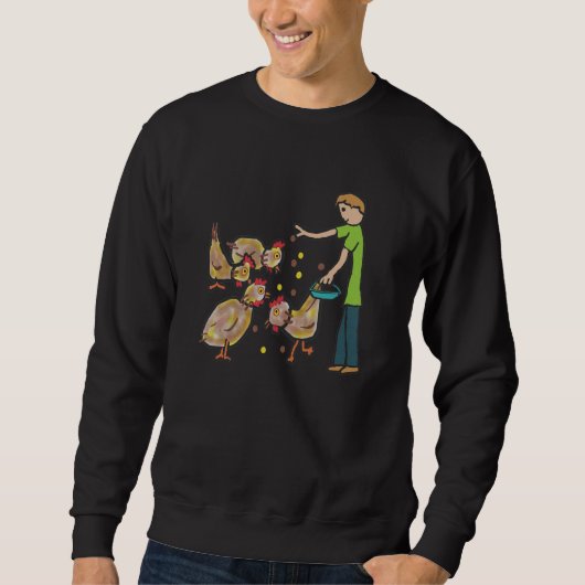 Sweatshirt Conservation du poulet (Devant)