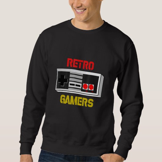 Sweatshirt console des gamers rétro (Devant)