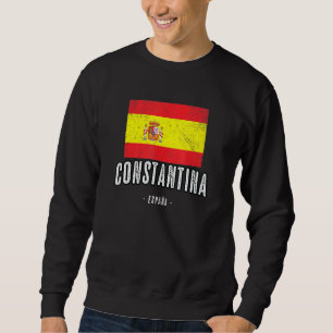Sweatshirt Constantina Espagne Es Drapeau Ville Bandera Ropa
