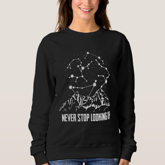 Sweatshirt Constellation Art Night Star Zodiac (Devant)