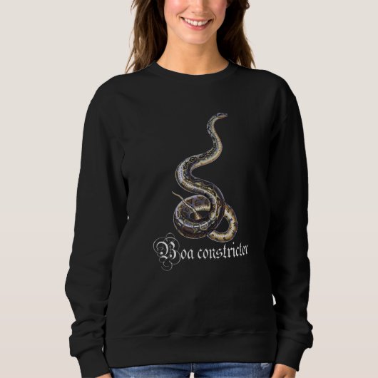 Sweatshirt Constricteur Boa Pour Serpent (Devant)