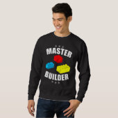 Sweatshirt Constructeur Maître Incroyable Construction de Bl (Devant entier)