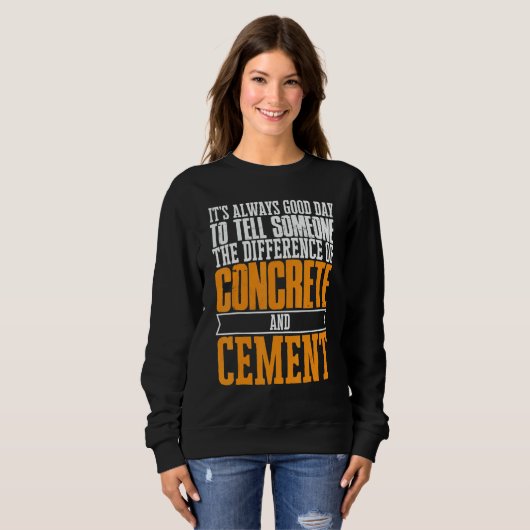 Sweatshirt Construction Concrete Finisher 12 (Devant entier)