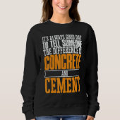 Sweatshirt Construction Concrete Finisher 12 (Devant)