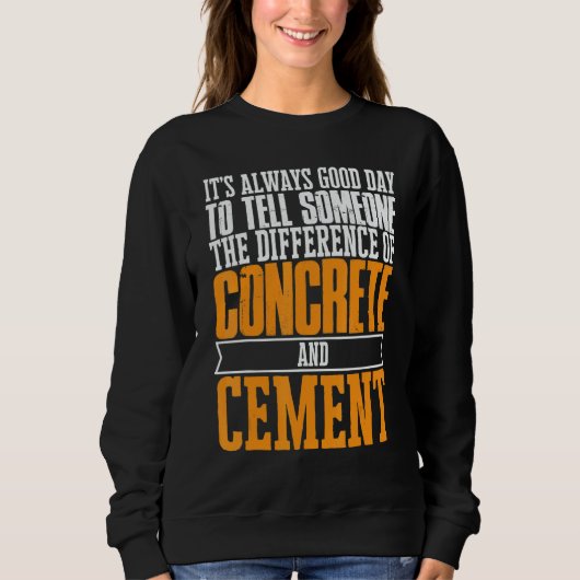 Sweatshirt Construction Concrete Finisher 12 (Devant)