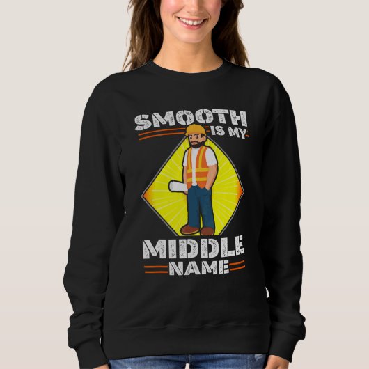 Sweatshirt Construction Constructeur de Finisseur Béton Maiso (Devant)