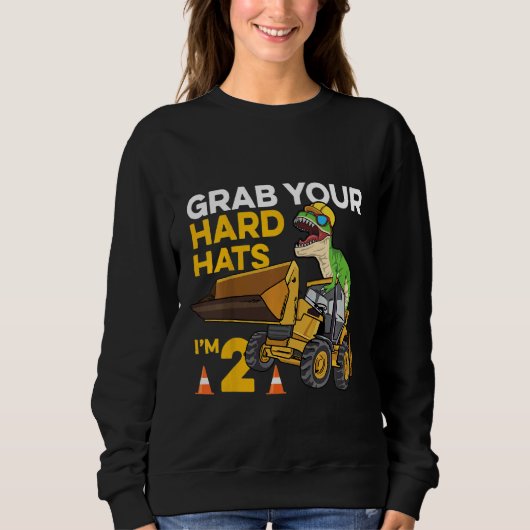 Sweatshirt Construction Enfants Pour 2 Ans Construction (Devant)
