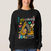 Sweatshirt Construction Excavator Easter Day Egg Hunt for Boy (Devant)