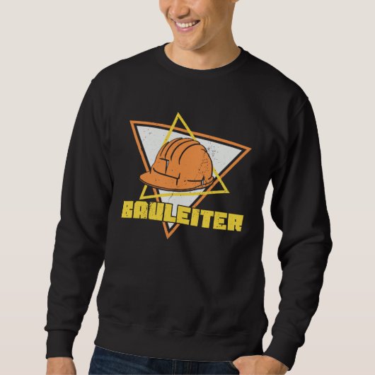 Sweatshirt Construction Manager Construction Worker Construct (Devant)