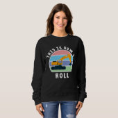 Sweatshirt Construction Truck Tractor Digger Machine, How I R (Devant entier)