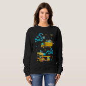 Sweatshirt Construction Vehicle Menorah Hanukkah Chanukah Tod (Devant entier)