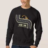Sweatshirt Construction Work Heavy Equipment Excavator Operat (Devant)