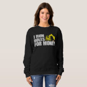 Sweatshirt Construction Worker Tees  I Run Hole For Money (Devant entier)