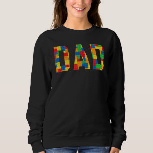 Sweatshirt Constructions de briques de papa homme Maître cons