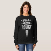 Sweatshirt Construire papa dur 1 (Devant entier)