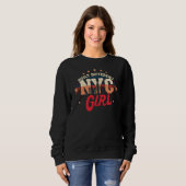 Sweatshirt Construite Différemment : Fille de NYC (Devant entier)