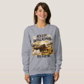 SWEATSHIRT CONTINUEZ À MARCHER – PAR LA FOI (Devant entier)