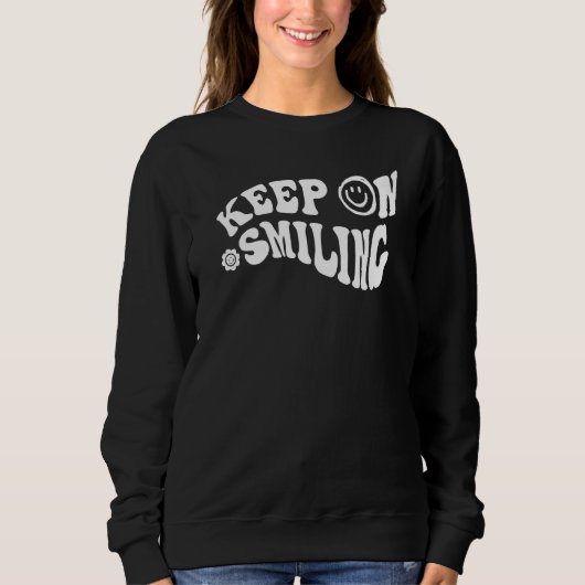 Sweatshirt Continuez À Sourire (Devant)