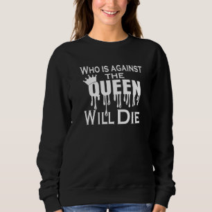 Sweatshirt Contre la reine Fiance de 90jours Fiance de 90jour
