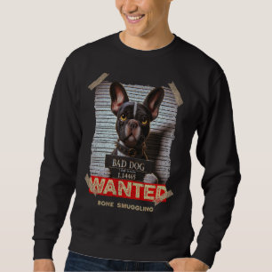 Sweatshirt Contrebande d'os sale chien : la gueule du terrier