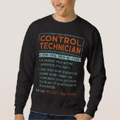 Sweatshirt Control Technician Dictionary Noun Wizard Magician (Devant)