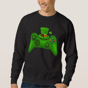 Sweatshirt Contrôleur de jeu vidéo Irish Gamer Boys St patric