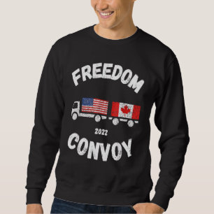 Sweatshirt Convoi canadien pour la liberté 2022 Suppo de cami