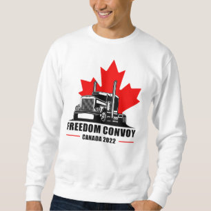 Sweatshirt Convoi pour la liberté Camionneurs patriotes cana