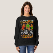 Sweatshirt Cookie Baking Crew Family Christmas Gingerbread Te (Devant entier)