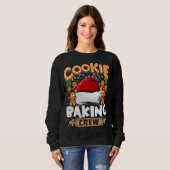 Sweatshirt Cookie Baking Crew Funny Christmas Lights Gingerbr (Devant entier)