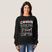 Sweatshirt Cookie Baking Team Captain Gingerbread  Christmas (Devant entier)