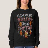 Sweatshirt Cookie Baking Team Captain Gingerbread Red Plaid C (Devant)