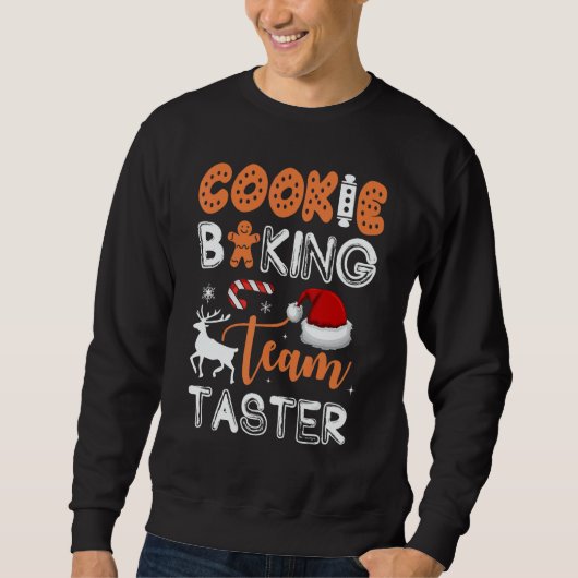 Sweatshirt Cookie Baking Team Taster Matching Family Christm (Devant)