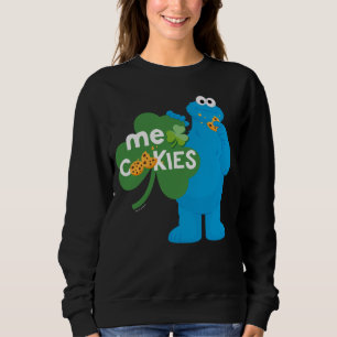 Sweatshirt Cookie Monster   Amour shamrock