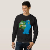 Sweatshirt Cookie Monster | Amour shamrock (Devant entier)